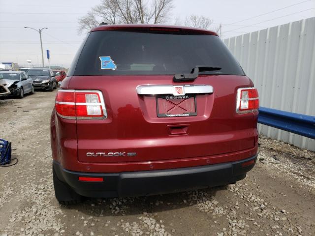 5GZER23D09J139184 - 2009 SATURN OUTLOOK XR BURGUNDY photo 6