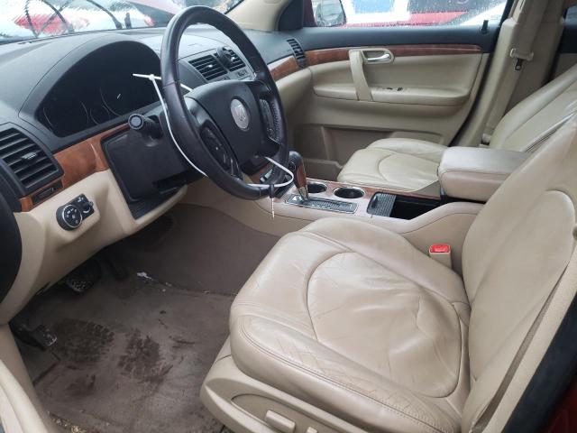 5GZER23D09J139184 - 2009 SATURN OUTLOOK XR BURGUNDY photo 7