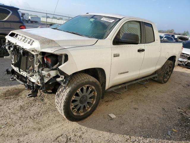 5TFUW5F15EX352325 - 2014 TOYOTA TUNDRA DOUBLE CAB SR/SR5 WHITE photo 1