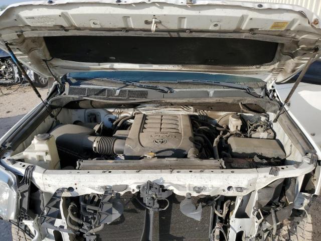 5TFUW5F15EX352325 - 2014 TOYOTA TUNDRA DOUBLE CAB SR/SR5 WHITE photo 11