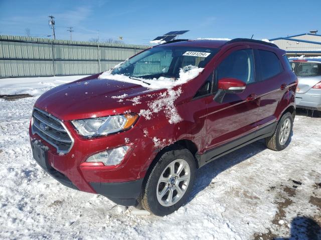 MAJ6S3GL3KC265945 - 2019 FORD ECOSPORT SE BURGUNDY photo 1