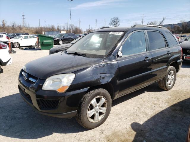 KNDJF724597568146 - 2009 KIA SPORTAGE L BLACK photo 1