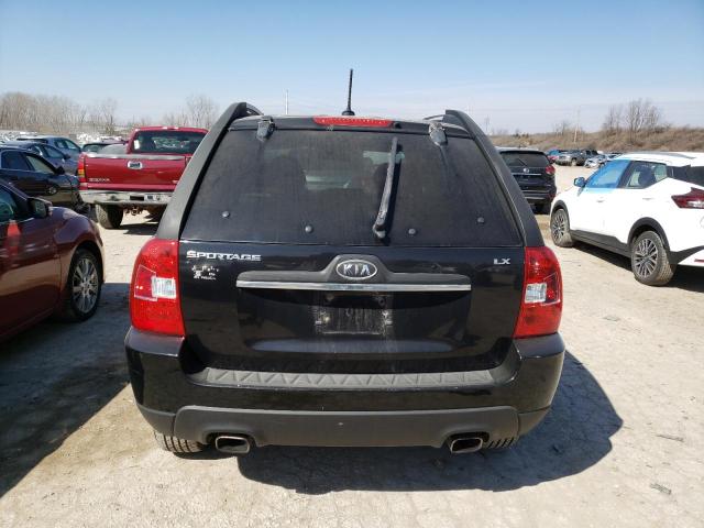 KNDJF724597568146 - 2009 KIA SPORTAGE L BLACK photo 6