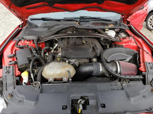 1FA6P8TH3K5152937 - 2019 FORD MUSTANG RED photo 11