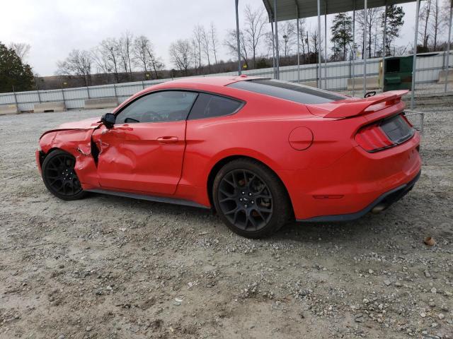 1FA6P8TH3K5152937 - 2019 FORD MUSTANG RED photo 2