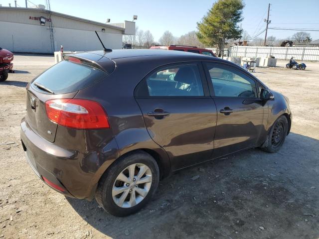 KNADN5A38D6132786 - 2013 KIA RIO EX BROWN photo 3