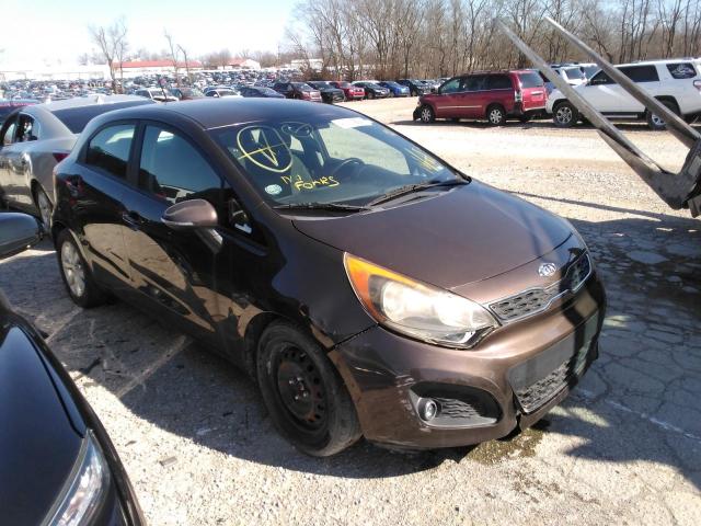 KNADN5A38D6132786 - 2013 KIA RIO EX BROWN photo 4