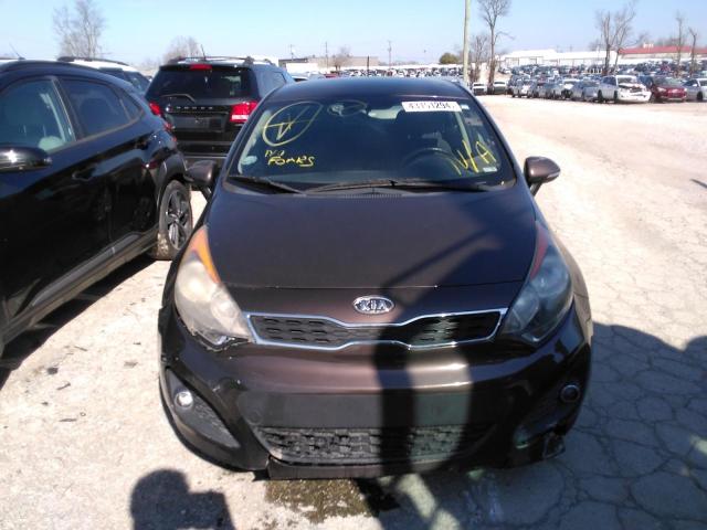 KNADN5A38D6132786 - 2013 KIA RIO EX BROWN photo 5