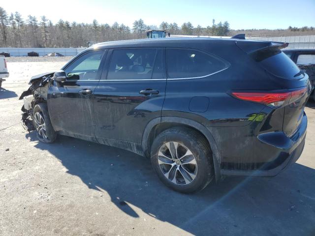5TDHZRBHXLS505982 - 2020 TOYOTA HIGHLANDER XLE BLACK photo 2