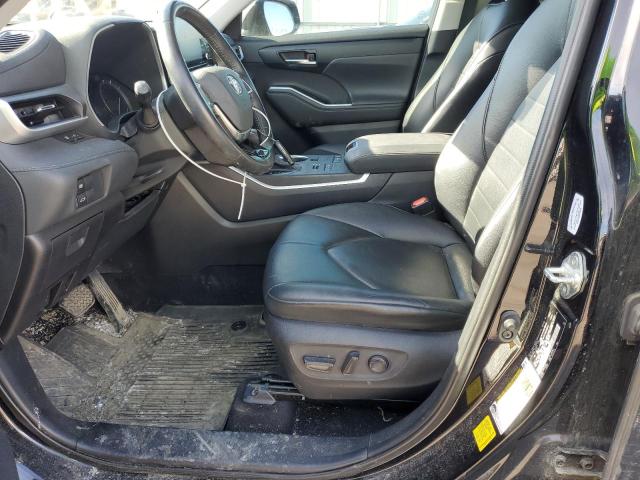 5TDHZRBHXLS505982 - 2020 TOYOTA HIGHLANDER XLE BLACK photo 7