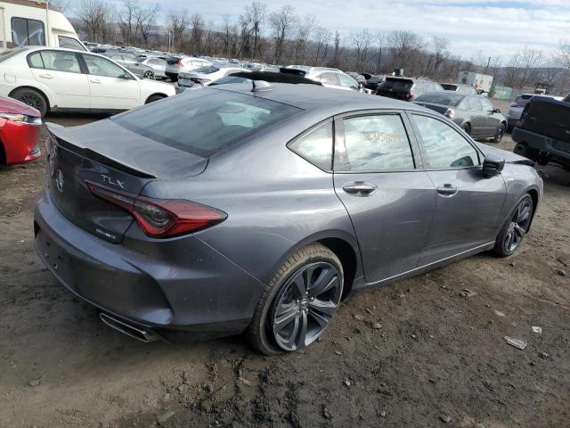 19UUB6F55NA003772 - 2022 ACURA TLX TECH A GRAY photo 3