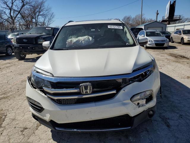 5FNYF6H08HB042227 - 2017 HONDA PILOT ELITE WHITE photo 5