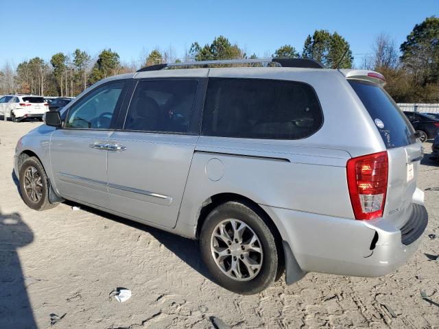 KNDMH4C72E6568829 - 2014 KIA SEDONA EX SILVER photo 2