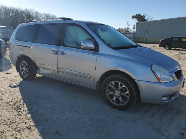 KNDMH4C72E6568829 - 2014 KIA SEDONA EX SILVER photo 4