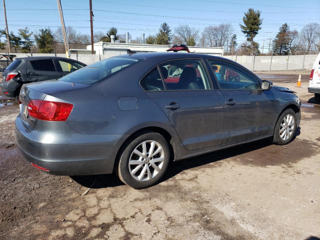 3VWDP7AJ8CM129910 - 2012 VOLKSWAGEN JETTA SE GRAY photo 3