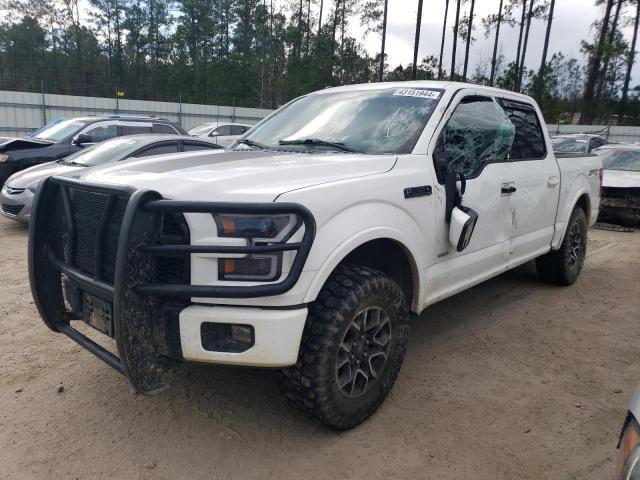 1FTEW1EG0FFB18037 - 2015 FORD F150 SUPERCREW WHITE photo 1