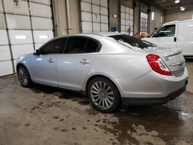 1LNHL9EK4FG607085 - 2015 LINCOLN MKS SILVER photo 2