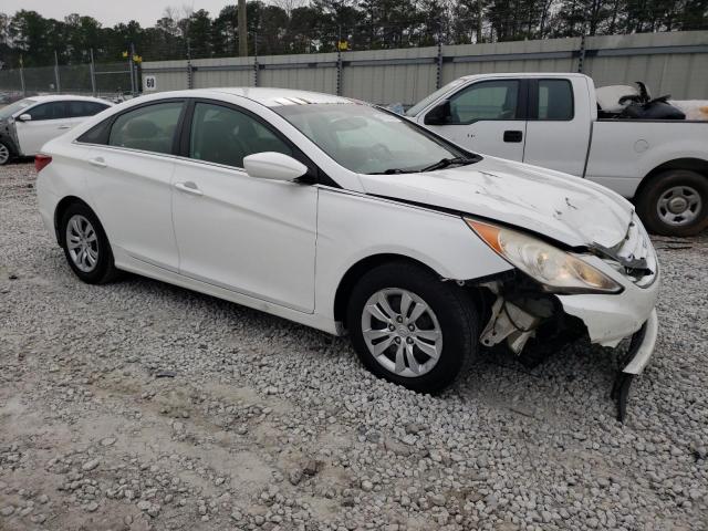 5NPEB4ACXCH353384 - 2012 HYUNDAI SONATA GLS WHITE photo 4