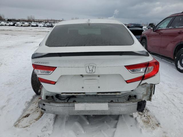 1HGCV1F52JA810945 - 2018 HONDA ACCORD EXL WHITE photo 6