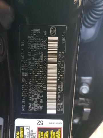 4T1G11AK5PU732351 - 2023 TOYOTA CAMRY SE NIGHT SHADE BLACK photo 12