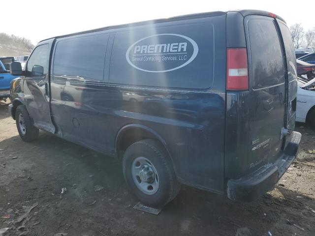 1GCWGFBAXB1155733 - 2011 CHEVROLET EXPRESS G2 BLUE photo 2