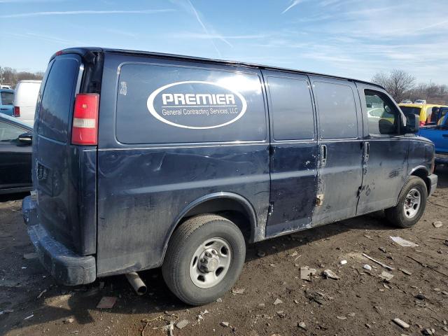 1GCWGFBAXB1155733 - 2011 CHEVROLET EXPRESS G2 BLUE photo 3