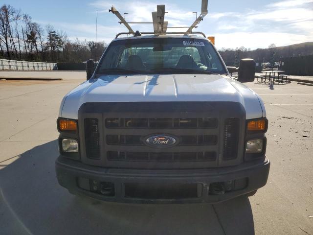 1FDWF30548EC94342 - 2008 FORD F350 SRW SUPER DUTY WHITE photo 5