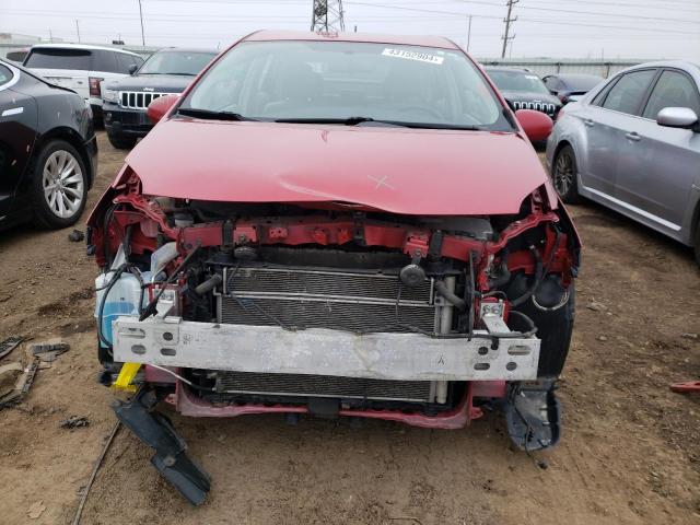 JTDKN3DUXA0196247 - 2010 TOYOTA PRIUS RED photo 5