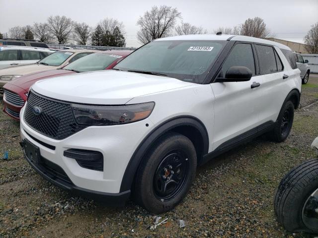 1FM5K8AB1LGA84299 - 2020 FORD EXPLORER POLICE INTERCEPTOR WHITE photo 1