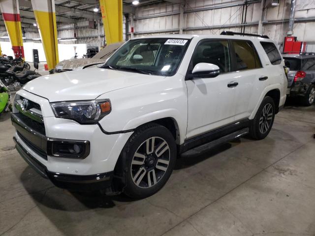 JTEBU5JR6J5564002 - 2018 TOYOTA 4RUNNER SR5/SR5 PREMIUM WHITE photo 1