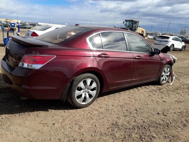 1HGCP26859A132987 - 2009 HONDA ACCORD EXL BURGUNDY photo 3