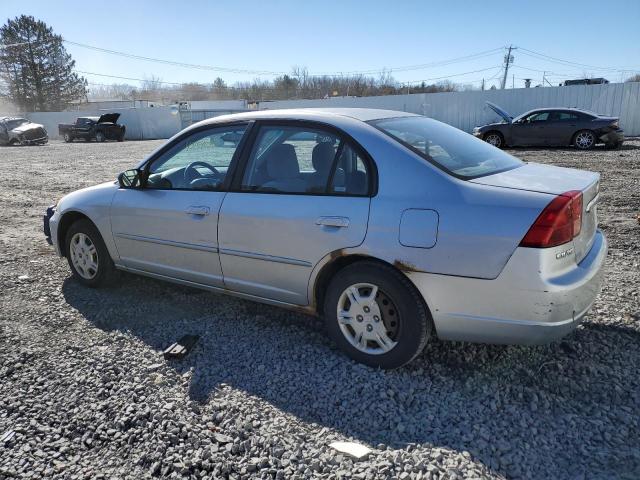 2HGES16542H583990 - 2002 HONDA CIVIC LX SILVER photo 2