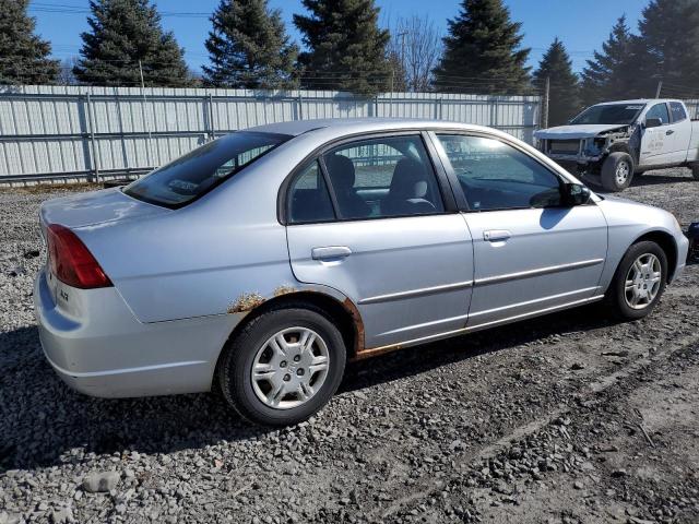 2HGES16542H583990 - 2002 HONDA CIVIC LX SILVER photo 3