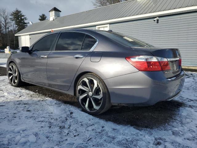 1HGCR2F86EA228504 - 2014 HONDA ACCORD EXL GRAY photo 2