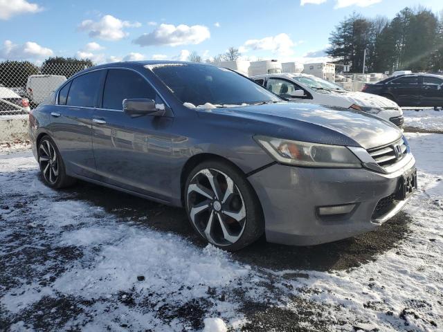 1HGCR2F86EA228504 - 2014 HONDA ACCORD EXL GRAY photo 4