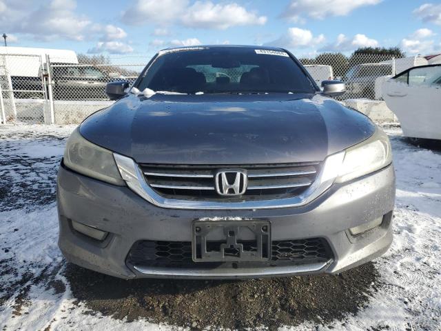 1HGCR2F86EA228504 - 2014 HONDA ACCORD EXL GRAY photo 5