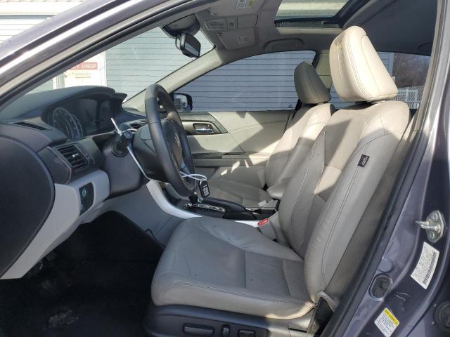 1HGCR2F86EA228504 - 2014 HONDA ACCORD EXL GRAY photo 7