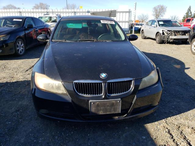 WBAVC53567FZ73521 - 2007 BMW 328 I SULEV BLACK photo 5