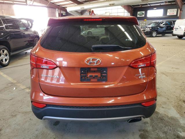 5XYZTDLB0GG338389 - 2016 HYUNDAI SANTA FE S ORANGE photo 6