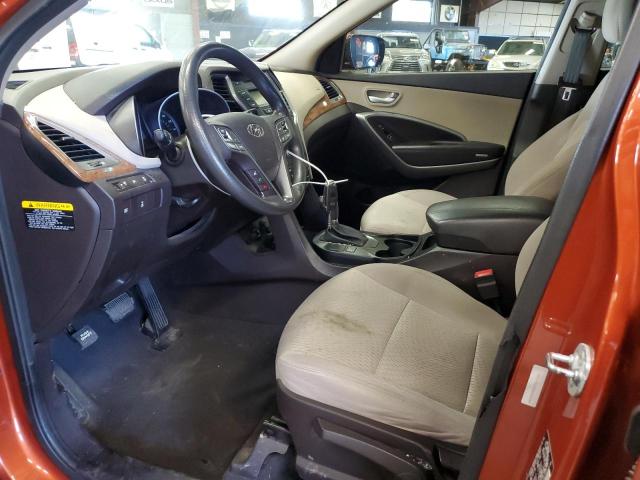 5XYZTDLB0GG338389 - 2016 HYUNDAI SANTA FE S ORANGE photo 7