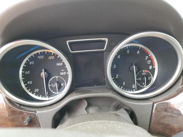 4JGDA5HB9CA088302 - 2012 MERCEDES-BENZ ML 350 4MATIC WHITE photo 9