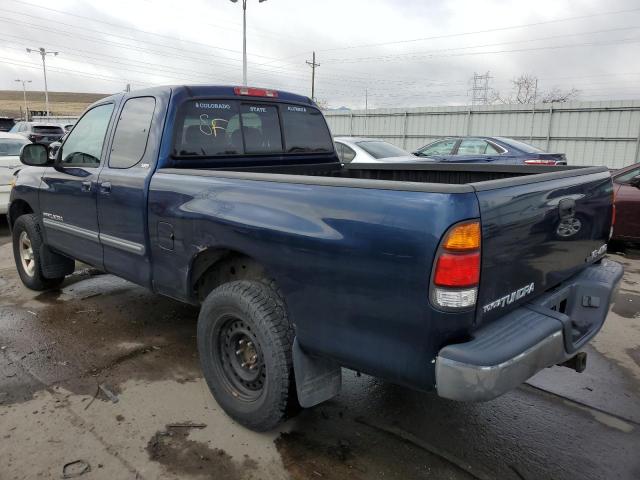 5TBBT441X3S431708 - 2003 TOYOTA TUNDRA ACCESS CAB SR5 BLUE photo 2