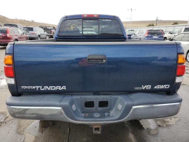 5TBBT441X3S431708 - 2003 TOYOTA TUNDRA ACCESS CAB SR5 BLUE photo 6