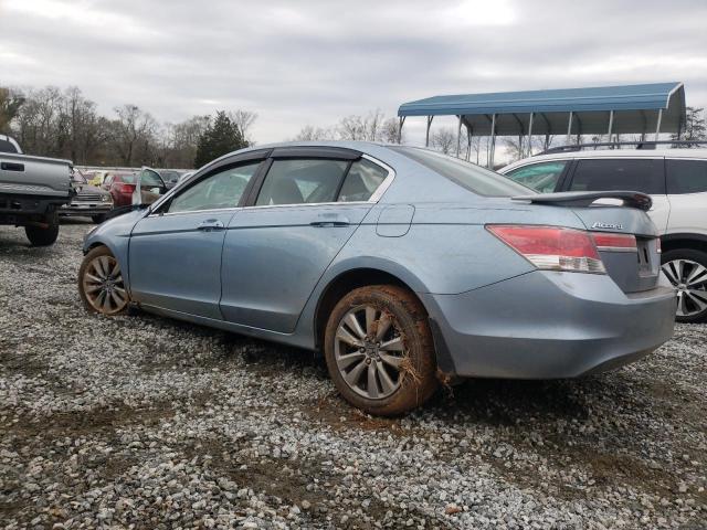 1HGCP2F84CA135810 - 2012 HONDA ACCORD EXL BLUE photo 2