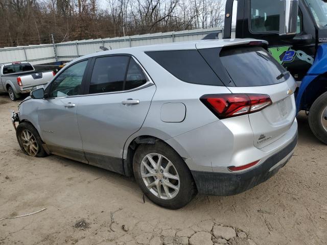 3GNAXUEV3NL262379 - 2022 CHEVROLET EQUINOX LT SILVER photo 2