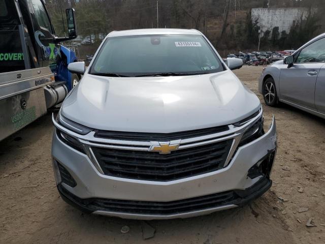 3GNAXUEV3NL262379 - 2022 CHEVROLET EQUINOX LT SILVER photo 5