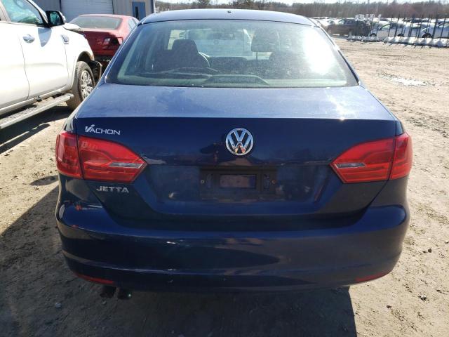 3VW2K7AJ3EM328209 - 2014 VOLKSWAGEN JETTA BASE BLUE photo 6