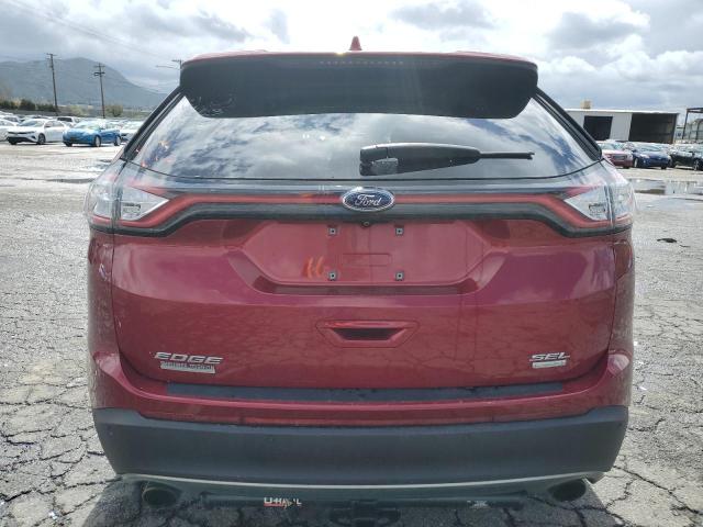 2FMPK3J97JBB58693 - 2018 FORD EDGE SEL RED photo 6