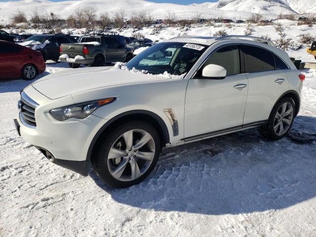 JN8BS1MW7CM180330 - 2012 INFINITI FX50 WHITE photo 1