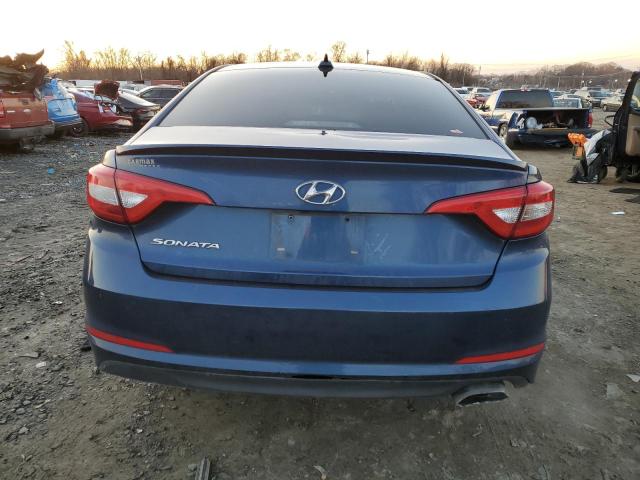 5NPE24AF9GH302670 - 2016 HYUNDAI SONATA SE BLUE photo 6